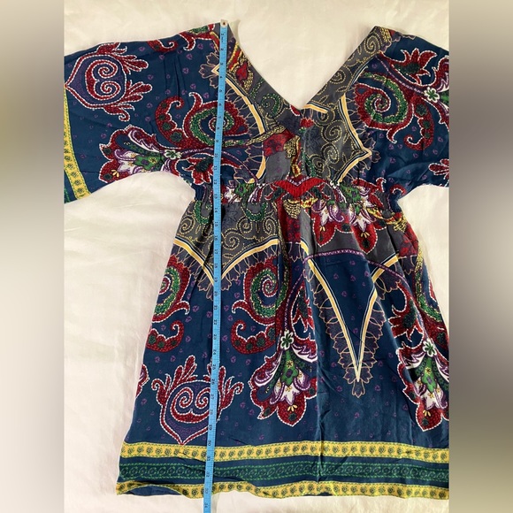 Baby Doll Print Dress V Neck Forever 21 - Picture 6 of 8